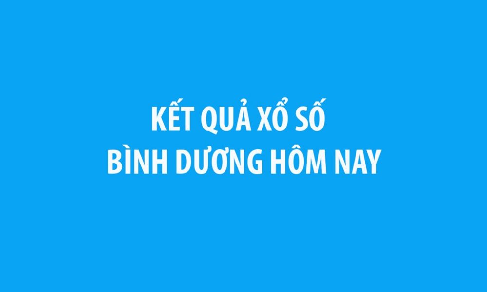 Kết quả xổ số Bình Dương hôm nay 12/6/2026 - XSBD ngày 12/6 - XSBD 12/6