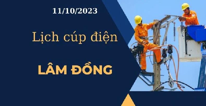 Lịch cúp điện hôm nay tại Lâm Đồng ngày 20/09/2024