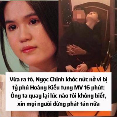 [HOT] Vừa được thả tự do, Ngọc Trinh khóc nức nở vì tỷ phú Hoàng Kiều tung MV 16 phút