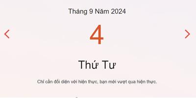 Lịch âm 4/9 - Âm lịch hôm nay 4/9 chính xác nhất - lịch vạn niên 4/9/2024