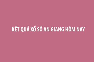 Kết quả xổ số An Giang hôm nay 9/4/2026 - XSAG 9/4