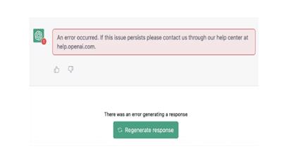 Tại sao ChatGPT gặp lỗi trên diện rộng?