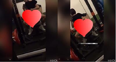 Full clip 49s cặp đôi "đẩy tạ" trong phòng gym gây sốt cộng đồng mạng