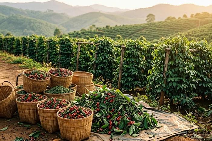 Giá nông sản hôm nay 16/9: Cà phê tăng, hồ tiêu giữ giá 141.000 đồng/kg
