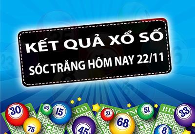 Kết quả xổ số Sóc Trăng hôm nay 22/11/2023 - KQSXST 22/11, XSST 22/11