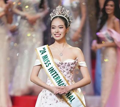 Từng bị chê mờ nhạt, Thanh Thuỷ lột xác đăng quang Miss International 2024