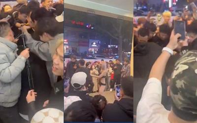 Cận cảnh clip nữ giáo viên 35 tuổi livestream quay cảnh "ăn kẹo" giữa phố ở Trung Quốc