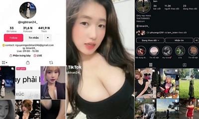 [Hot Leak] Hot Tiktoker ngbtran24_ hàng khủng lộ clip show chát dí hàng đu đưa trước camera