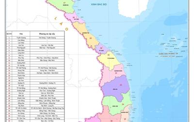 Bản đồ chi tiết 34 tỉnh, thành mới của Việt Nam