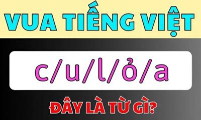 Câu đố vua Tiếng Việt tưởng dễ nhưng chưa chắc bạn tìm được đáp án
