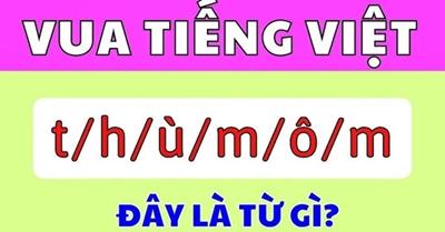 Thử thách 10 giây tìm ra đáp án câu đố vua Tiếng Việt