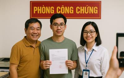 Từ ngày 1/7, người dân đi công chứng phải chụp ảnh cùng công chứng viên