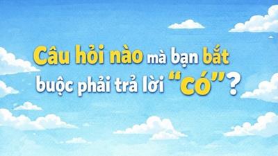 Câu hỏi nào mà bạn bắt buộc phải trả lời 'có'?