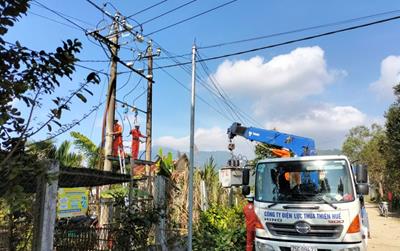 Lịch tạm ngừng cấp điện thành phố Huế ngày 8/3/2026