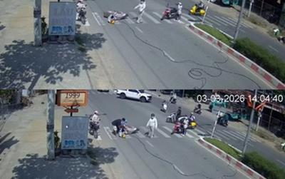 Vụ người phụ nữ ngã giữa đường vì dây điện ở Cam Ranh: Sự thật không như mạng xã hội lan truyền