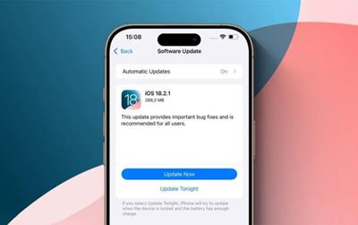 Lại mất mạng vì cập nhật iOS 18.2.1