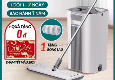 Review Cây lau nhà tự vắt thông minh