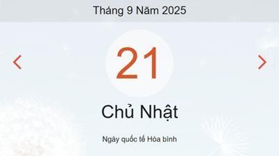 Xem lịch âm dương hôm nay 21/9