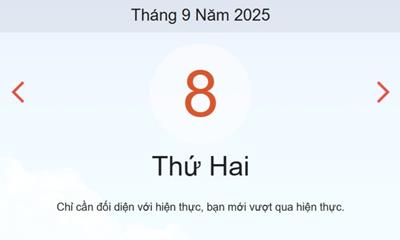Lịch âm 8/9 - Âm lịch hôm nay 8/9 chính xác nhất - lịch vạn niên ngày 8/9/2025