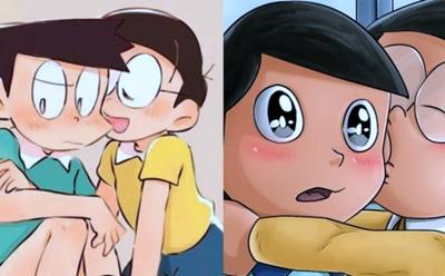 Nobita và Shizuka bị dục tình hóa, mối lo ngại cho trẻ em Việt