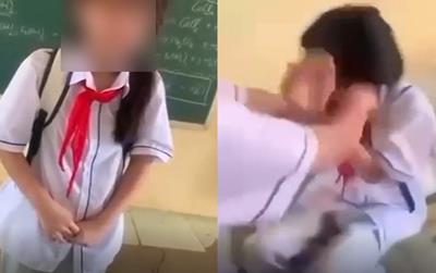 Nữ sinh lớp 8 ở Thanh Hóa bị bạn hành hung, ép cởi áo và quay video ngay trên bục giảng