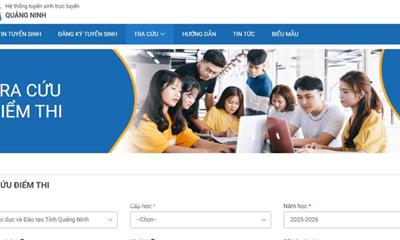 Điểm thi vào lớp 10 Quảng Ninh 2025