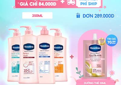 Review Sữa dưỡng thể da sáng tức thì Vaseline