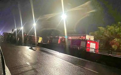 Lật xe khách tại QL1 qua Phú Yên, 3 người chết