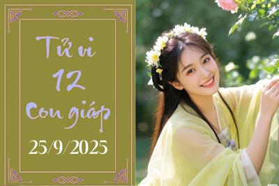 Tử vi 12 con giáp ngày 25/9: Mùi may mắn, Hợi chững lại