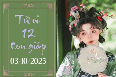 Tử vi 12 con giáp ngày 3/10: Thìn may mắn, Ngọ phòng mâu thuẫn