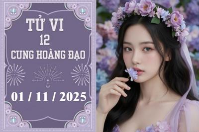 Tử vi 12 cung hoàng đạo hôm nay ngày 1/11/2025: Bọ Cạp muộn phiền, Nhân Mã thận trọng