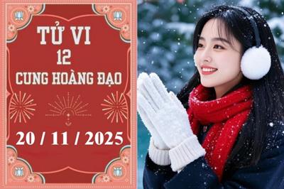 Tử vi 12 cung hoàng đạo hôm nay ngày 20/11/2025: Sư Tử cẩn trọng, Nhân Mã khấm khá