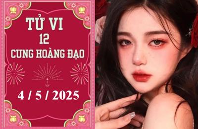 Tử vi 12 cung hoàng đạo ngày 4/5/2025: Kim Ngưu ổn định, Ma Kết khó khăn
