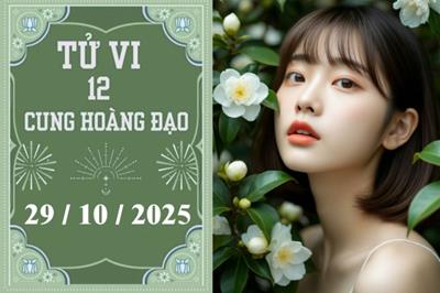 Tử vi 12 cung hoàng đạo hôm nay ngày 29/10/2025: Thiên Bình thuận lợi, Bọ Cạp thận trọng