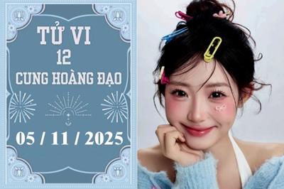 Tử vi 12 cung hoàng đạo hôm nay ngày 5/11/2025: Nhân Mã may mắn, Sư Tử phòng thị phi