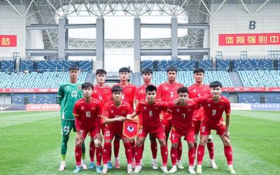 U16 Việt Nam cầm hoà chủ nhà U16 Trung Quốc dù bị dẫn trước 2 bàn