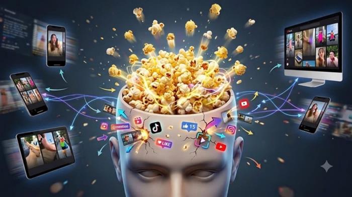 Lướt video ngắn quá nhiều, người trẻ đối mặt hiện tượng "não bỏng ngô"