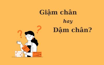 Thử thách Tiếng Việt: "Giậm chân" hay "dậm chân"?