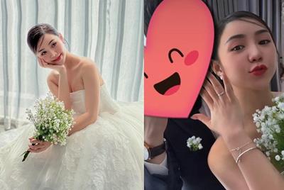 Quỳnh Kool khoe ảnh cưới nhưng vẫn giấu mặt chú rể, lộ cả “con gái” bí ẩn là sao nhí