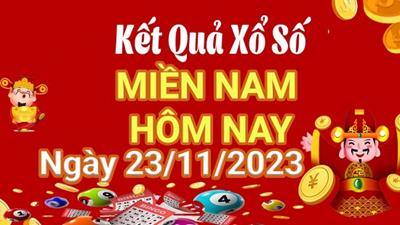 Kết quả xổ số miền Nam hôm nay 23/11/2023 - KQXSMN 23/11, XSMN 23/11/2023, Xổ số miền Nam ngày 23 tháng 11 năm 2023