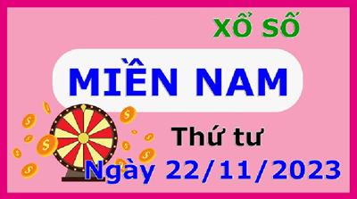 Kết quả xổ số miền Nam hôm nay 22/11/2023 - KQXSMN 22/11, XSMN 22/11/2023