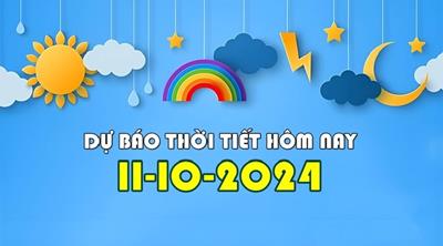 Bản tin thời tiết hôm nay ngày 11/10/2024 mới nhất trong cả nước