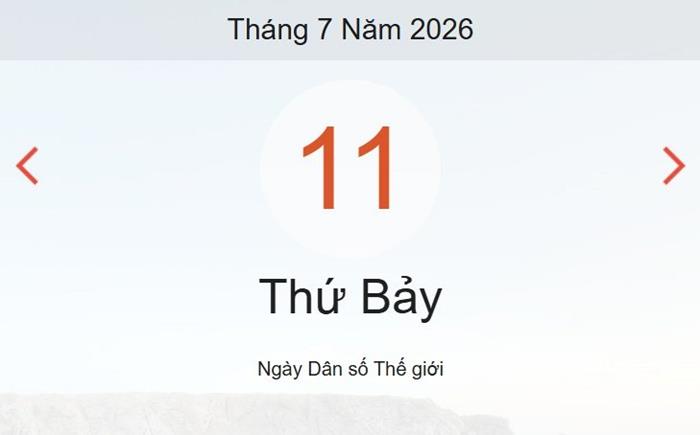 Xem lịch âm dương hôm nay 11/7: Giờ hoàng đạo, hướng xuất hành và những điều cần lưu ý
