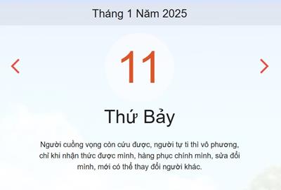 Lịch âm 11/1 chính xác nhất - Âm lịch hôm nay 11/1 - lịch vạn niên ngày 11/1/2025