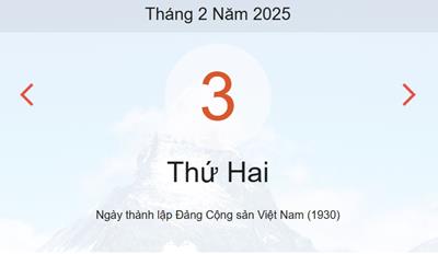 Lịch âm 3/2 chính xác nhất - Âm lịch hôm nay 3/2 - lịch vạn niên ngày 3/2/2025