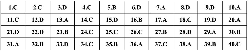 Gợi ý đáp án môn Vật lý thi tốt nghiệp THPT 2024 - 3