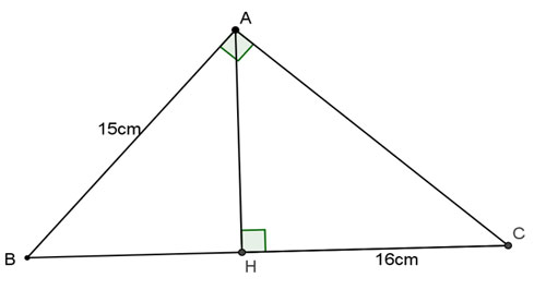 Cho tam giác ABC vuông tại A, đường cao AH