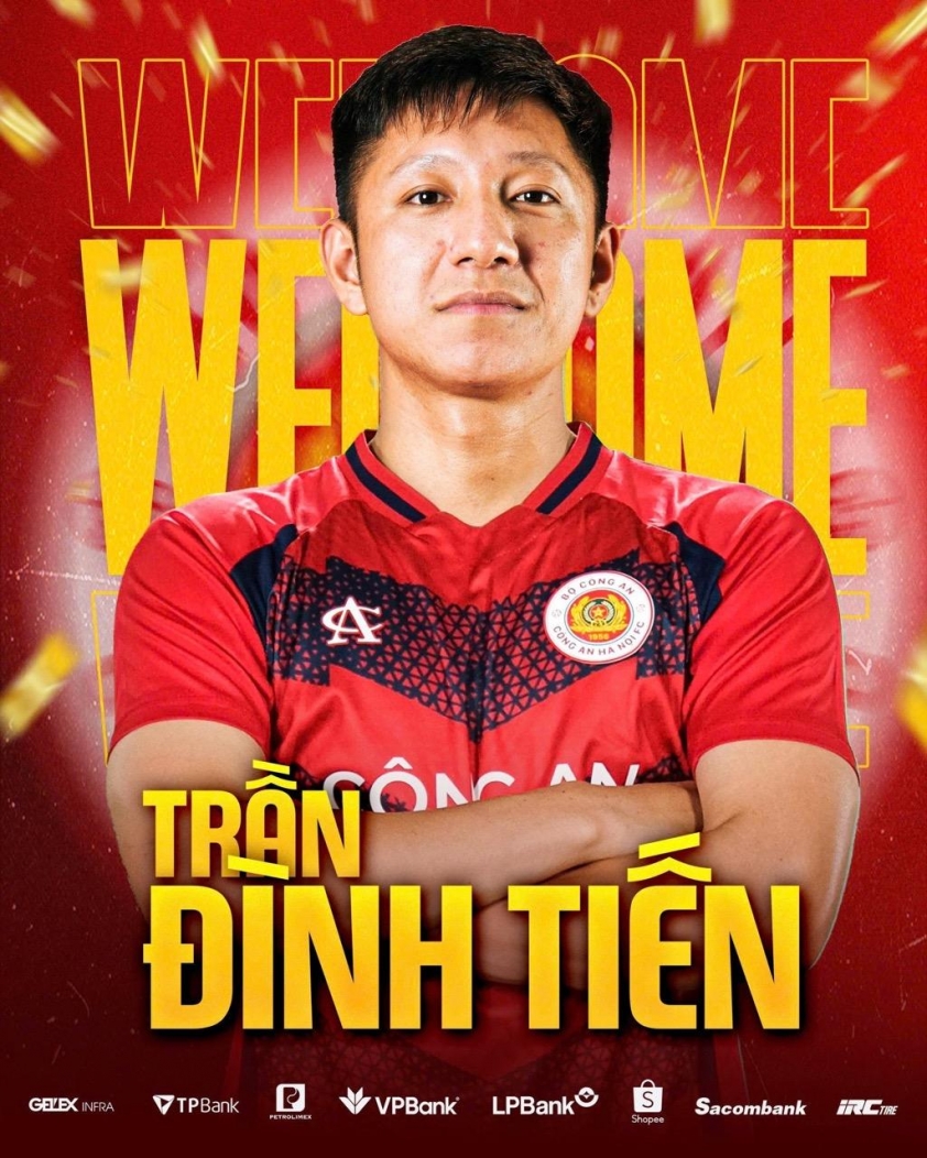 Trần Đình Tiến chính thức gia nhập CAHN