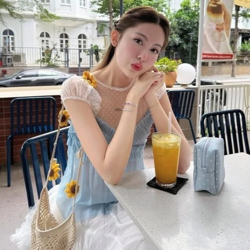 Tăng Mỹ Hàn từng trung thành với phong cách nhẹ nhàng "nàng thơ".