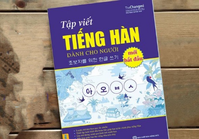 Vở tập viết tiếng Hàn cho người mới bắt đầu